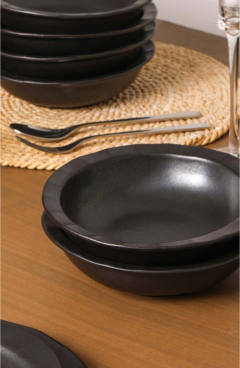 Stone Lain Oasis Stoneware 24-Piece Dinnerware Set, Alternate, color, 