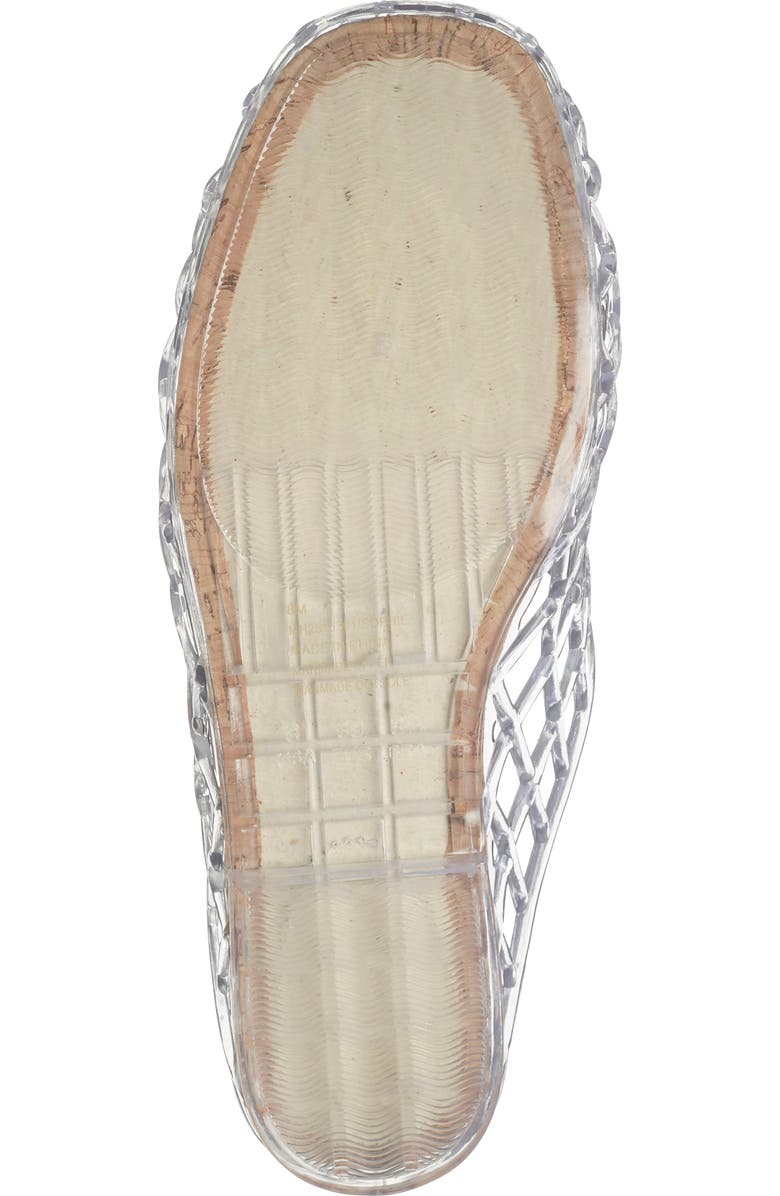 MIA Sophie Clear Woven Mule, Alternate, color, Clear
