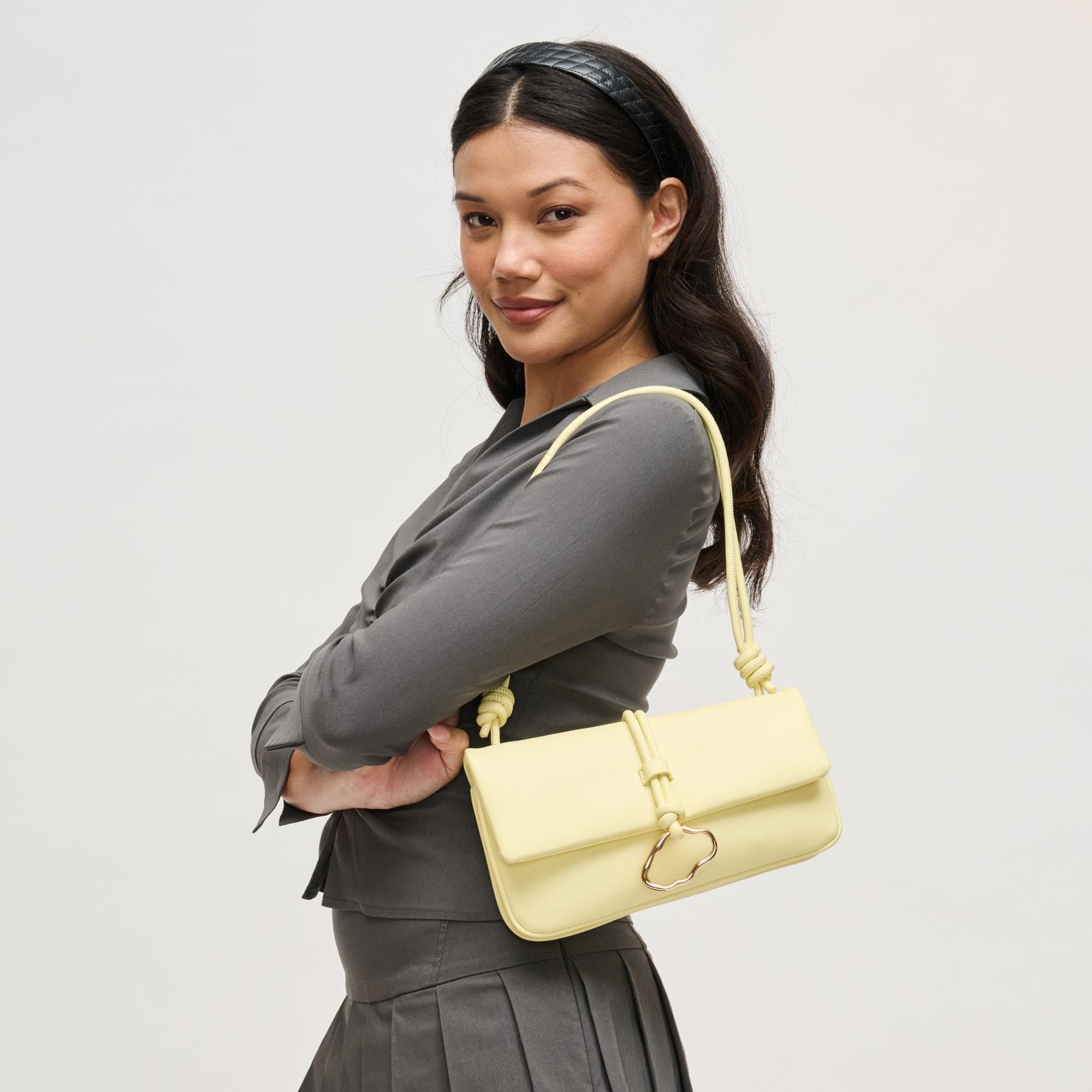 URBAN EXPRESSIONS HANDBAGS Belina Crossbody, Main, color, Butter