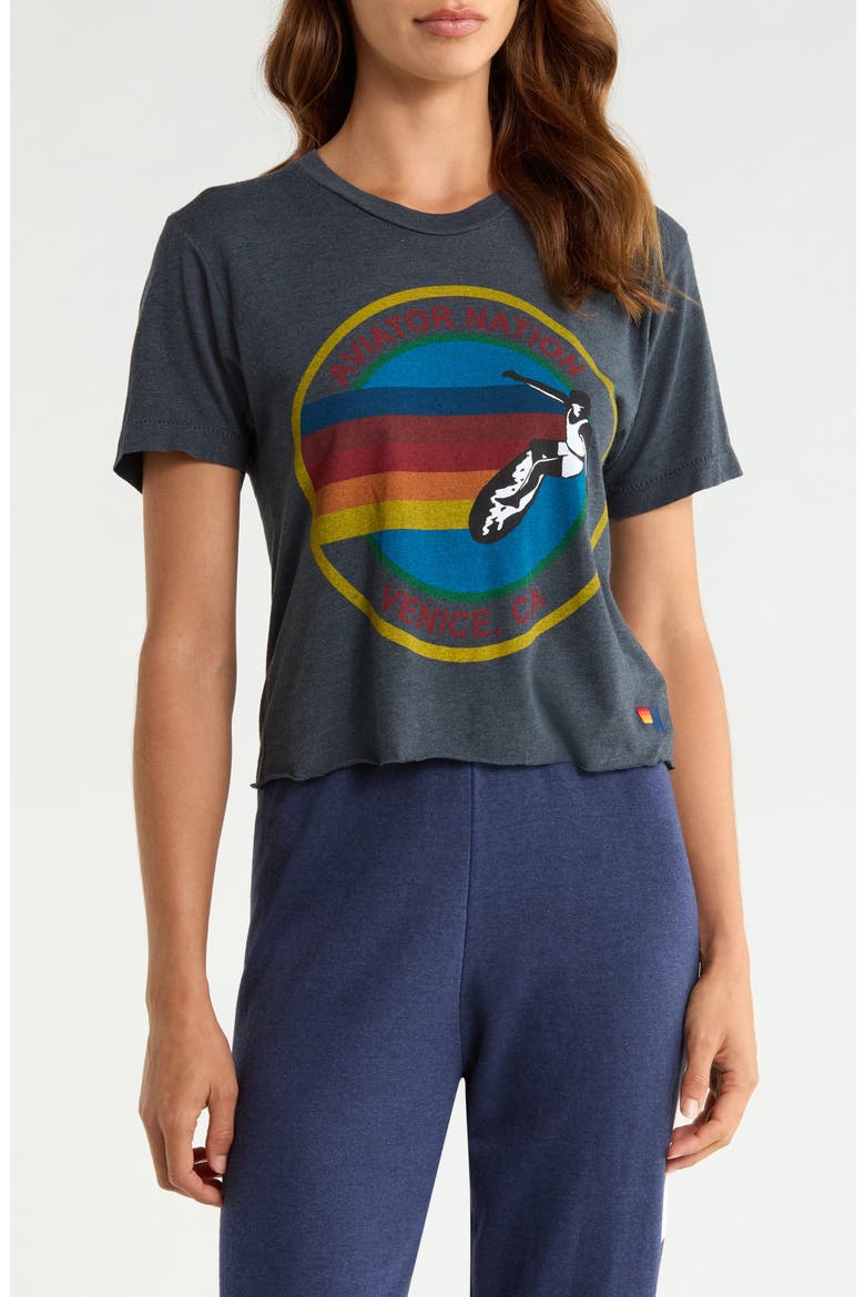 Graphic Tee, Main, color, CHARCOAL