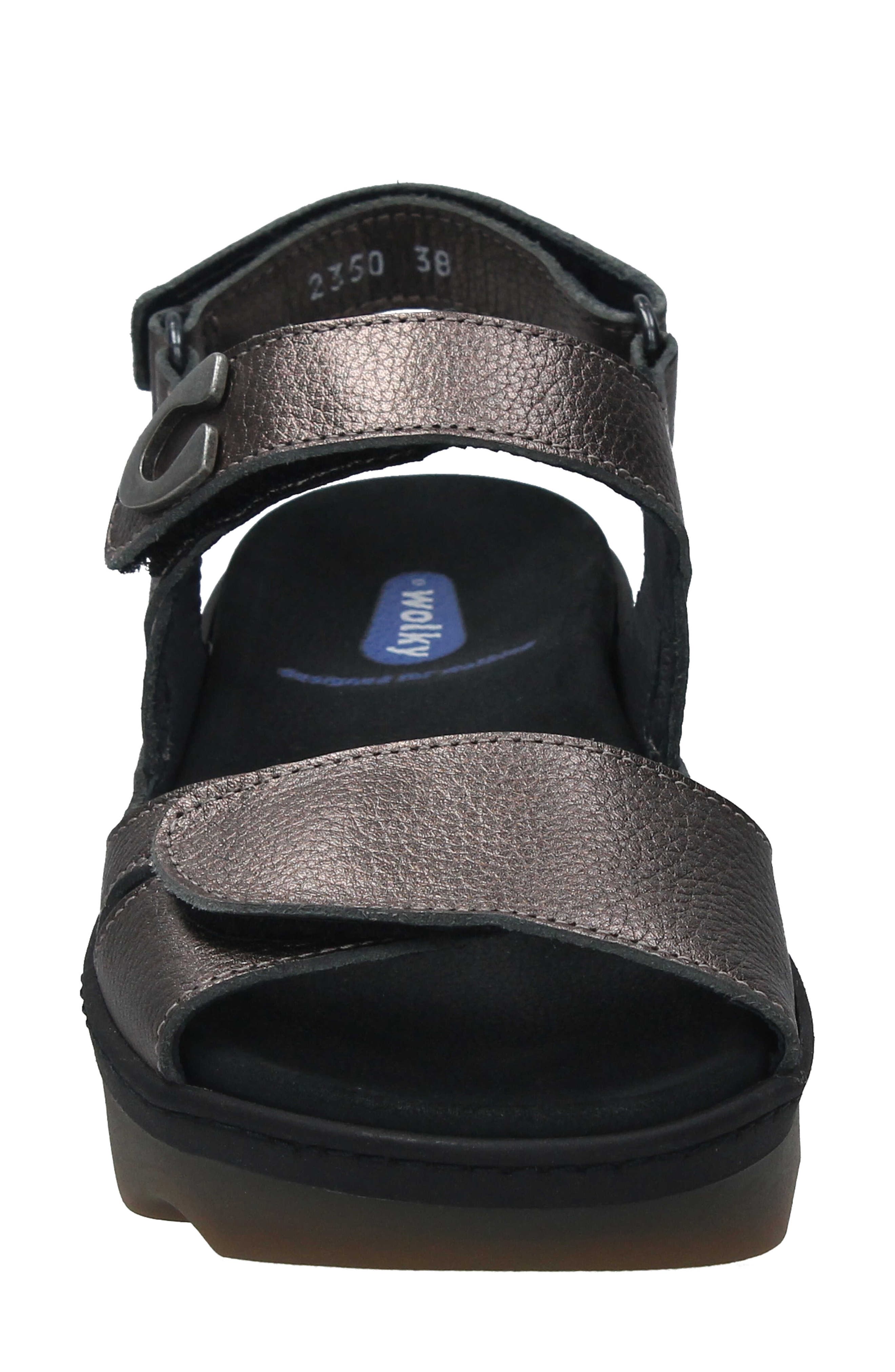 Wolky Medusa Sandal, Alternate, color, Bronze Leather