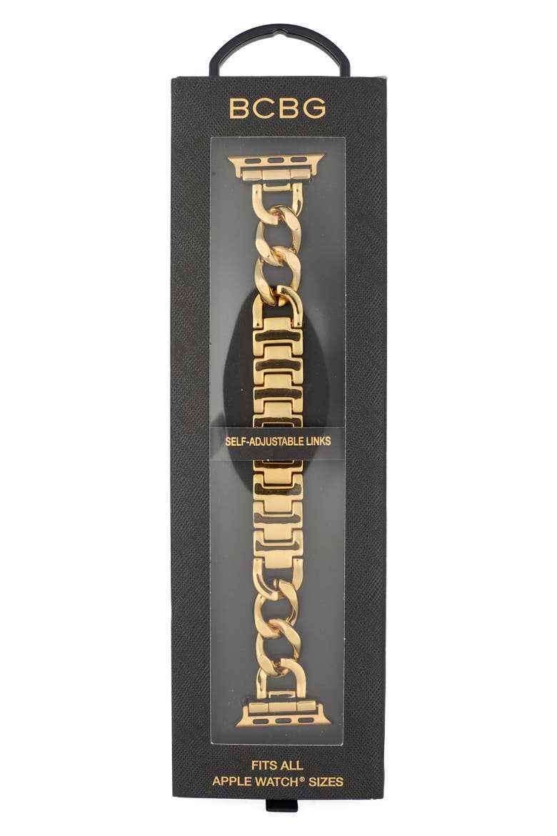 Cuban Link Apple Watch® Watchband, Alternate, color, GOLD