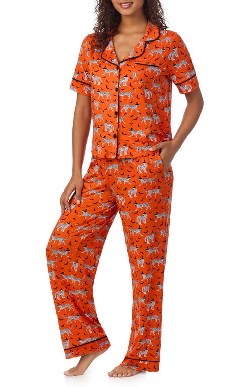 Room Service Pjs Print Pajamas In Multi