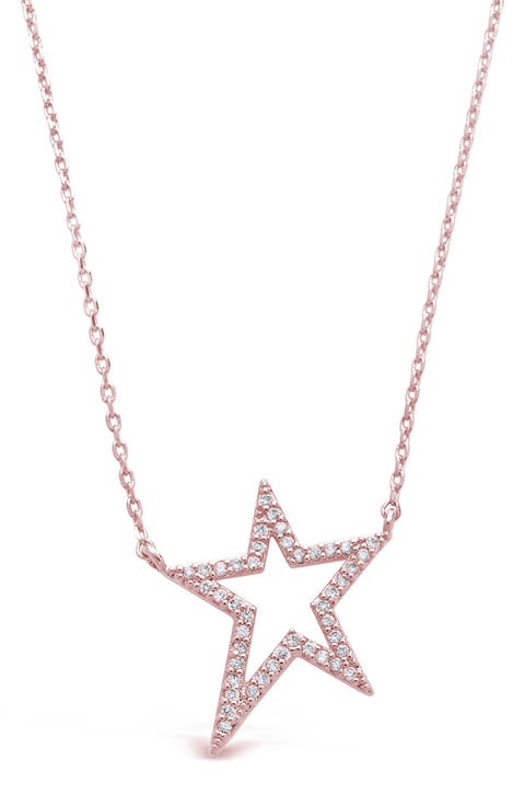 Cubic Zirconia Star Necklace