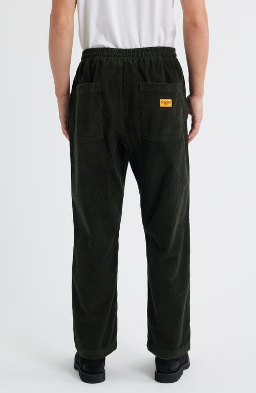Service Works Organic Cotton Corduroy Drawstring Chef Pants In Black