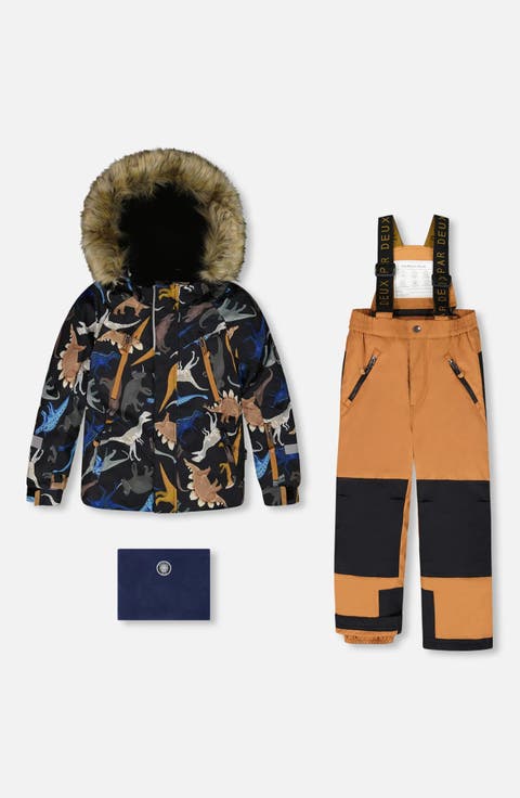 Two-Piece Play Snowsuit with Dinosaurs Jacket (Toddler & Little Kid)