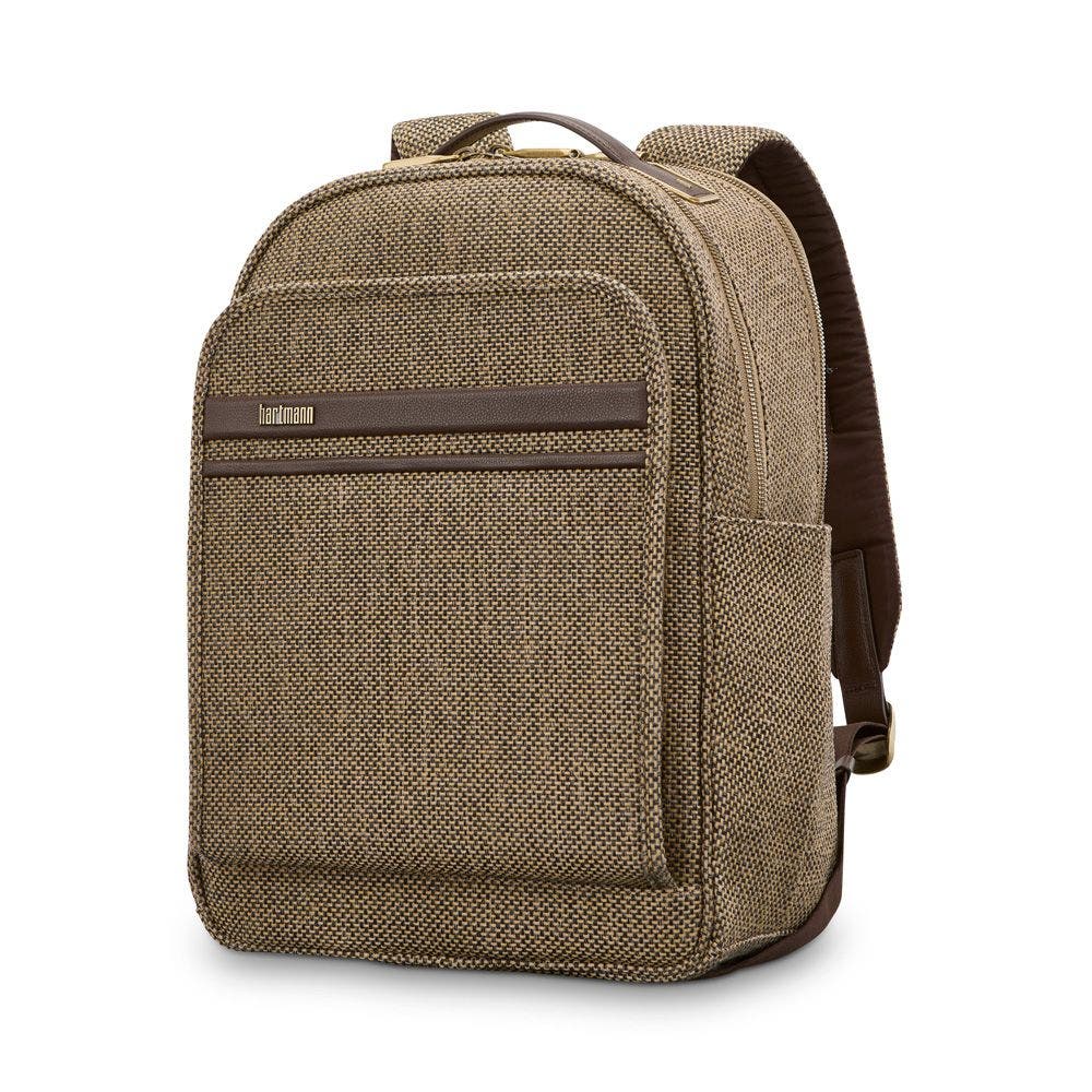 Hartmann Tweed Travel Backpack, Alternate, color, Tweed/Natural Leather