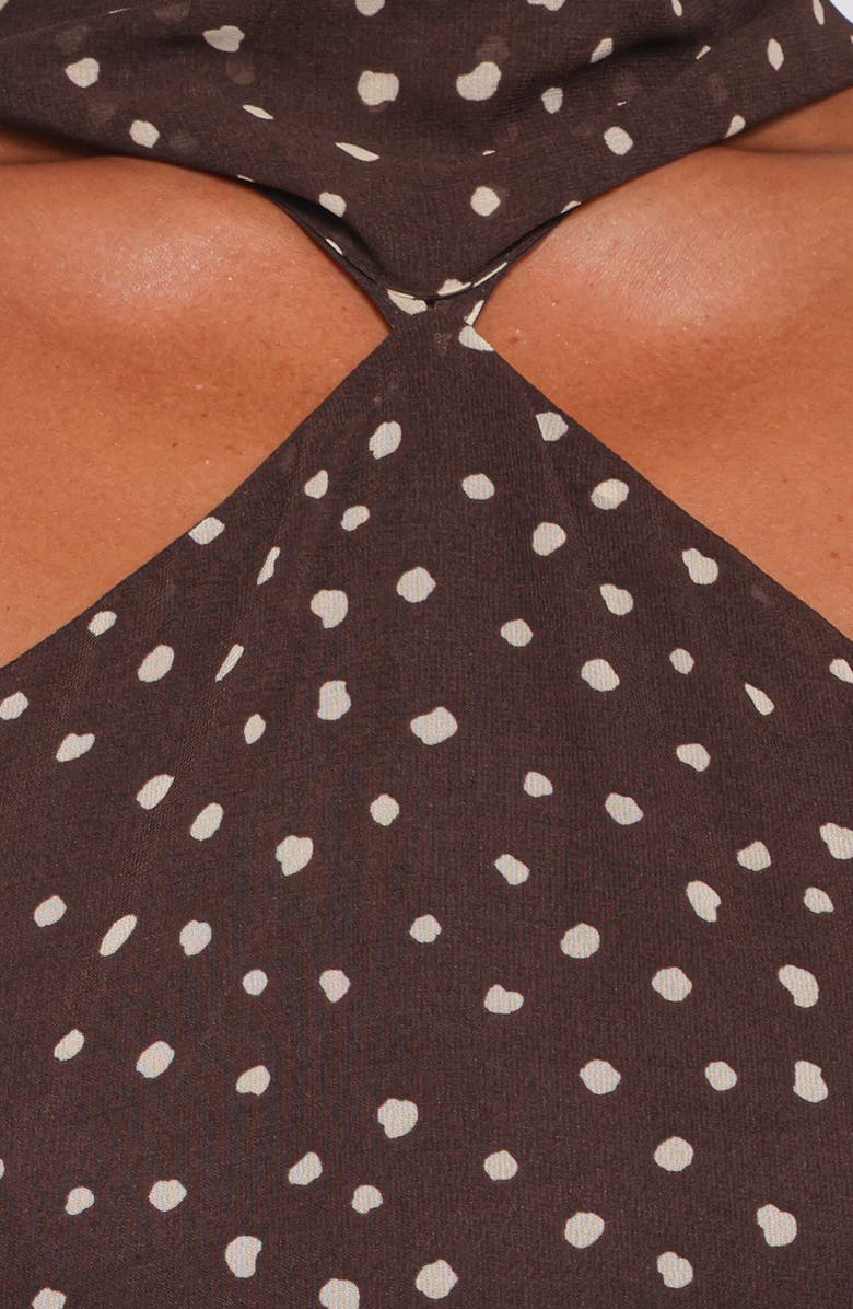 Petal & Pup Elva Midi Halter Dress, Alternate, color, 