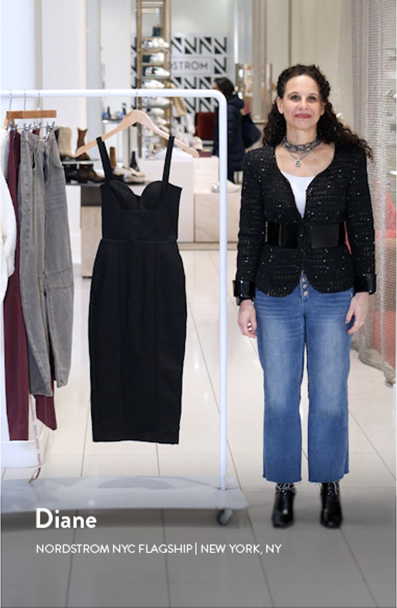 Bellisima Body-Con Cocktail Midi Dress, sales video thumbnail