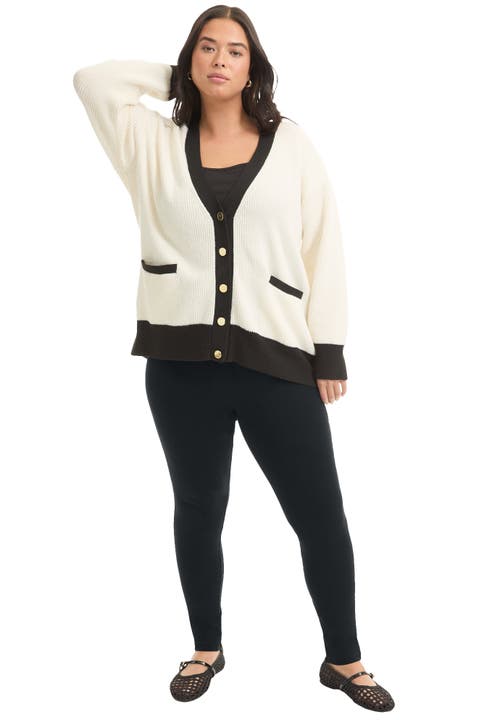 June + Vie Classic Ankle Legging in Black  product