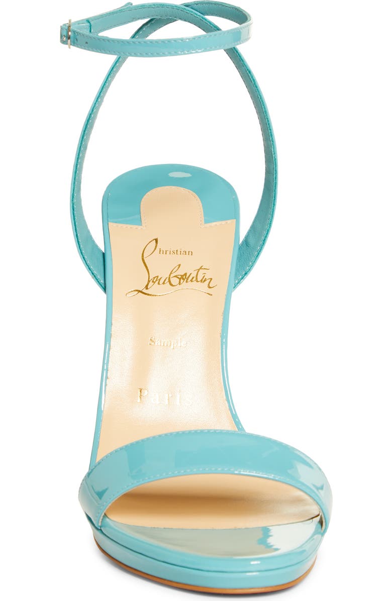 Christian Louboutin Loubi Queen Ankle Strap Sandal, Alternate, color,