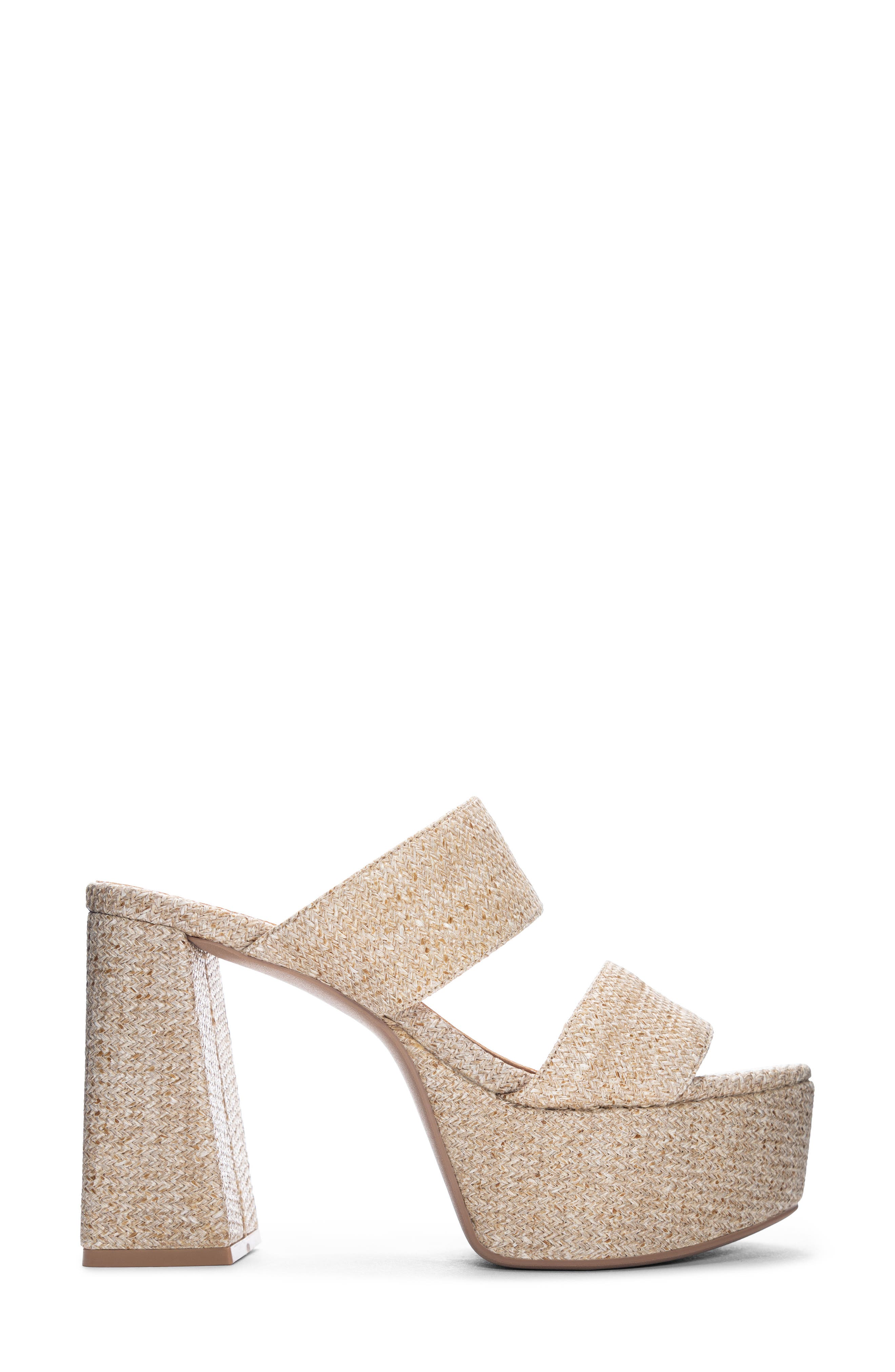 Chinese Laundry Nice Raffia Platform Sandal, Alternate, color, 
