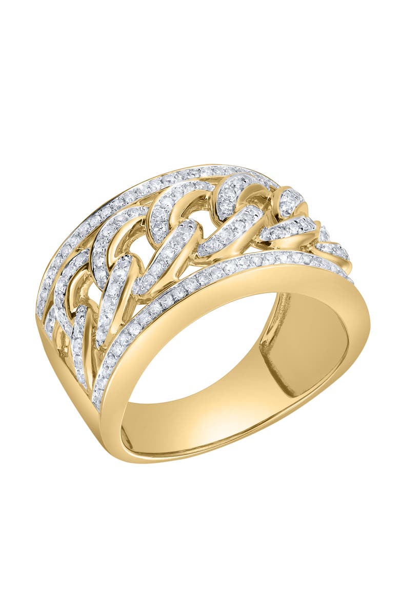 LuvMyJewelry Cubalux 0.75 Ct 14K Gold Diamond Ring, Alternate, color, 14K Yellow Gold