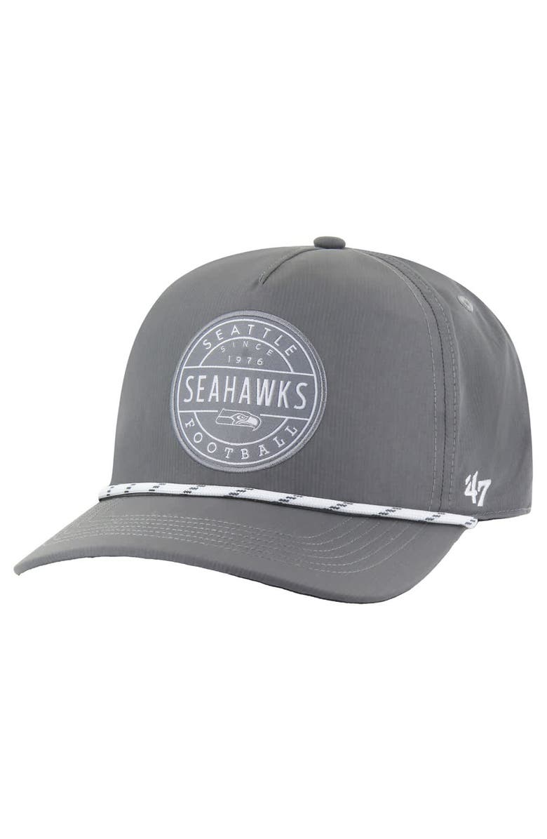 '47 Men's '47  Gray Seattle Seahawks Suburbia Hitch Adjustable Hat, Main, color, 