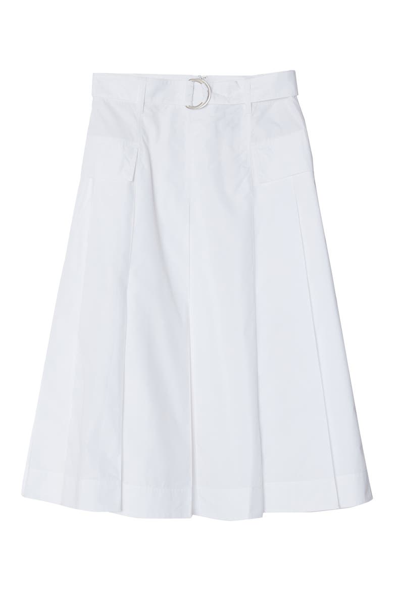 Belted Utility Maxi Skirt, Main, color, WHITE