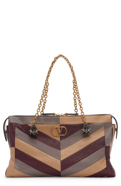 Panthea Medium Leather Shoulder Bag