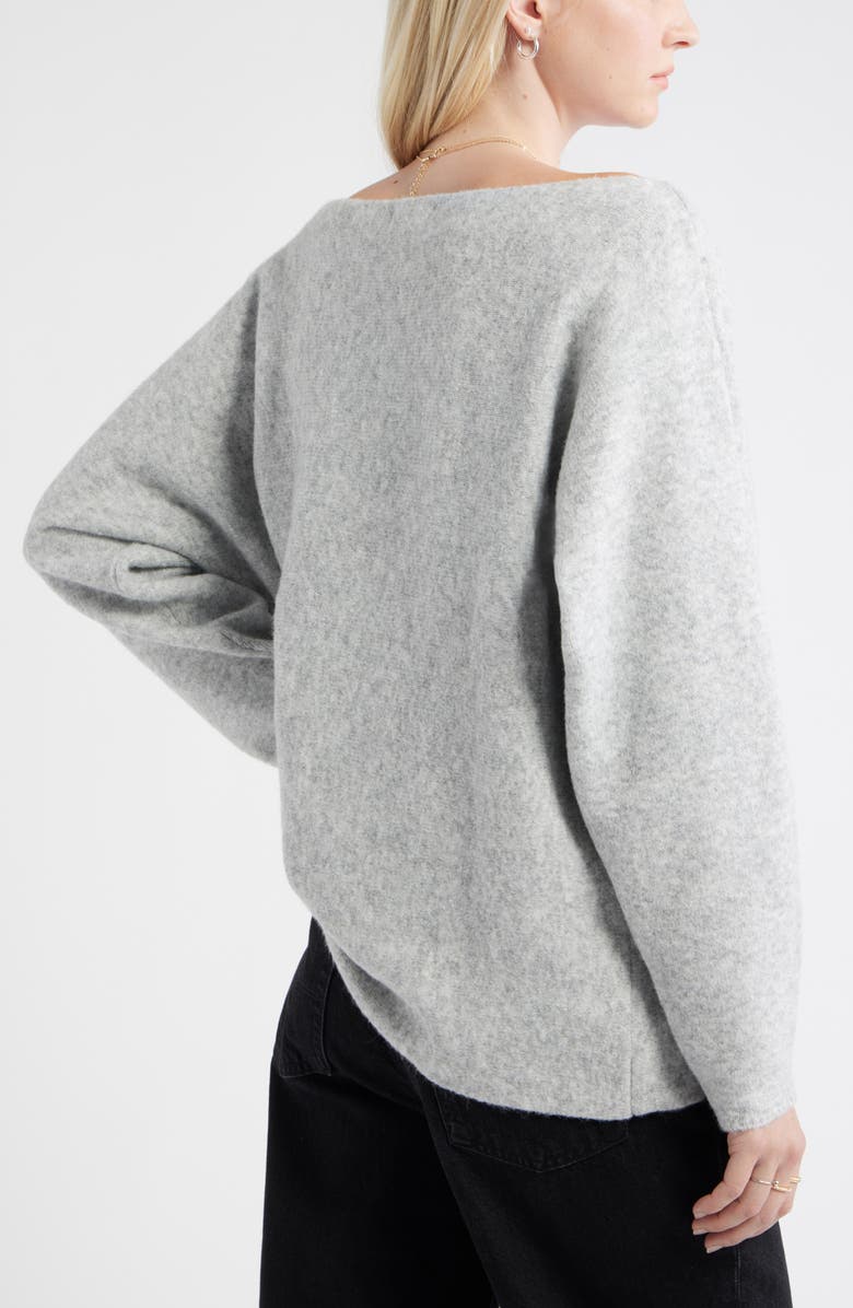 Lofty Boat Neck Oversize Sweater