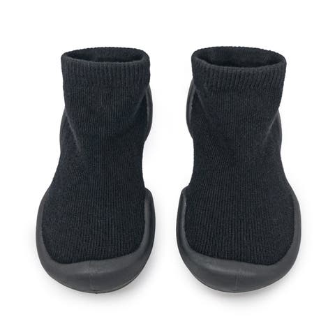 Toddler Sock Shoes Simple - Black