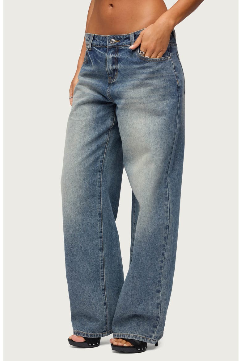 Heidie Low Rise Baggy Jeans, Alternate, color, BLUE-VINTAGE-WASHED