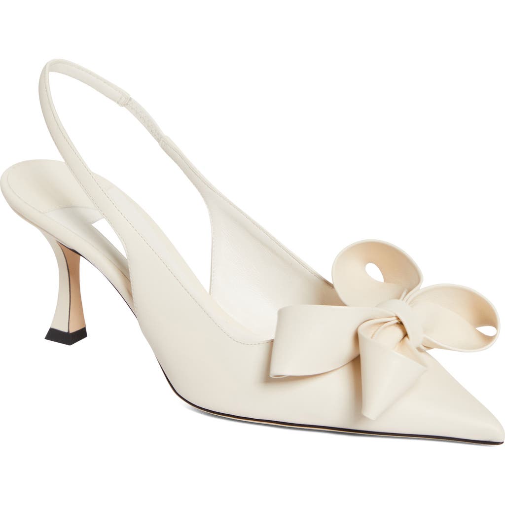 Jimmy Choo Staz 70 Calfskin Slingback Pumps In Latte/latte
