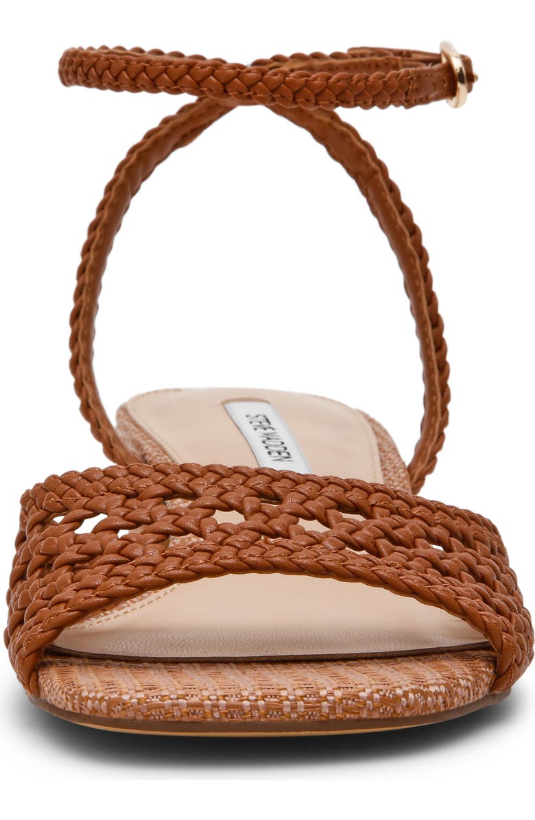 Steve Madden Jessie Ankle Strap Sandal, Alternate, color, Cognac