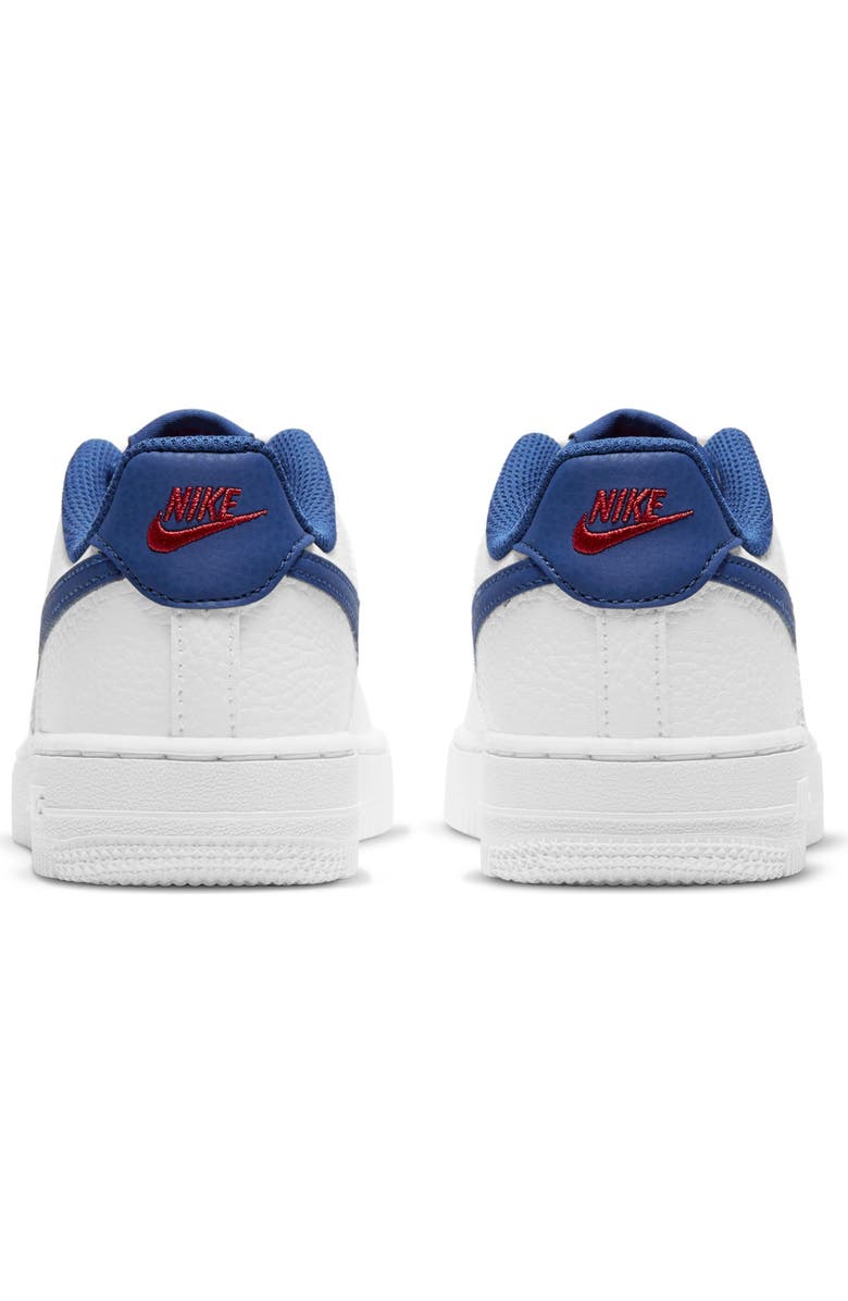 Nike Kids' Air Force 1 Sneaker, Alternate, color, White/ Red/ Royal Blue
