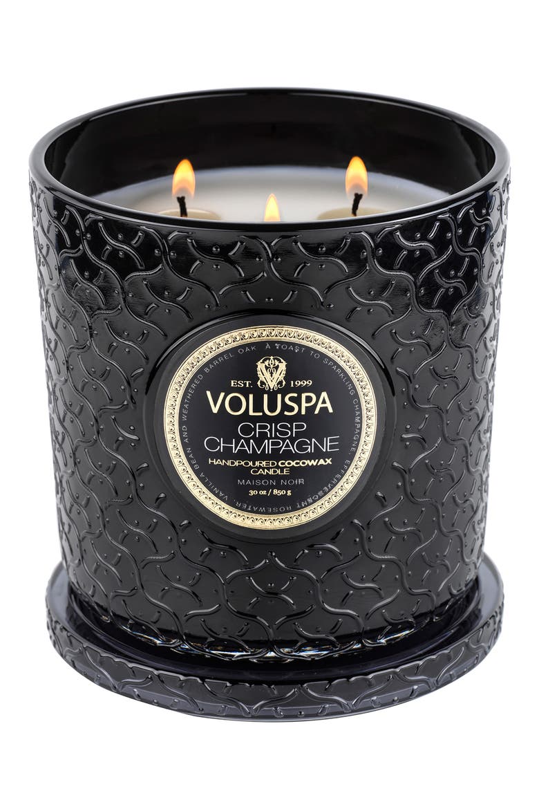 Crisp Champagne Luxe Candle, Main, color, CRISP CHAMPAGNE