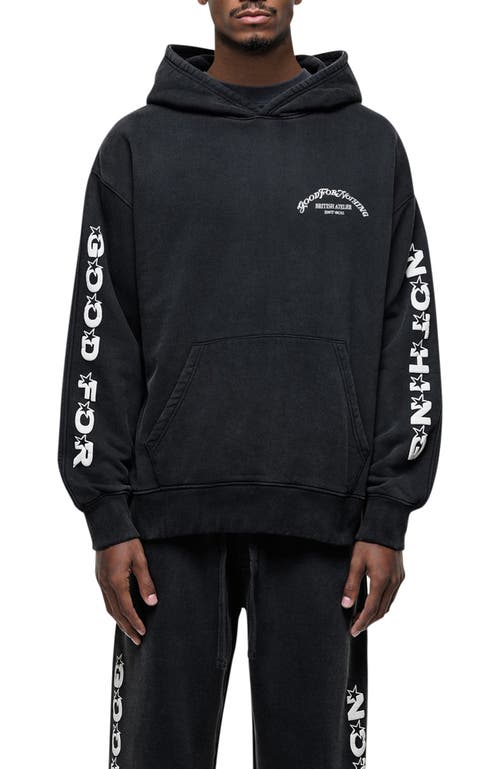 Good For Nothing Liberty Washed Zip Hoodie in Black  product