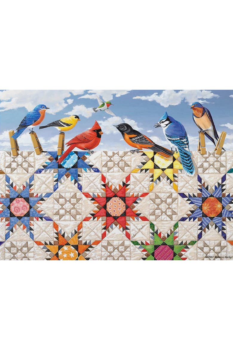 Feathered Stars 500 piece Jigsaw Puzzle for Adults, Alternate, color, Multicolor