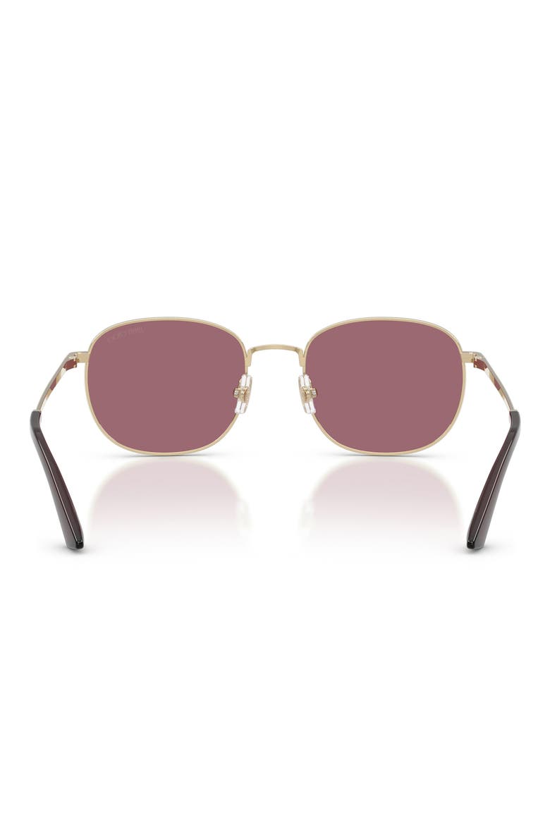 52mm Phantos Sunglasses, Alternate, color, PALE GOLD / VIOLET