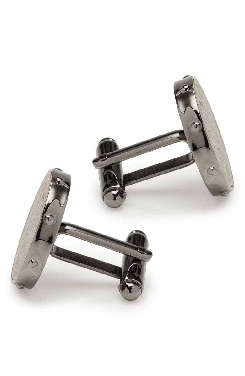 Cufflinks, Inc. Wine Barrel Cuff Links, Alternate, color, Brown