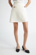 Valentino Garavani Crepe Couture A-Line Skirt