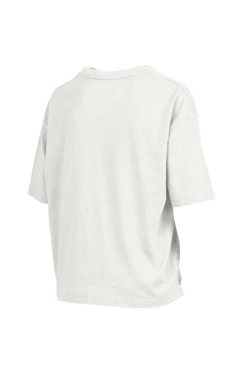 PRESSBOX Women's Pressbox White Florida Gators 2025 NCAA Men's Basketball National Champions Harmony Motley Crew Oversized Slub T-Shirt, Alternate, color, 