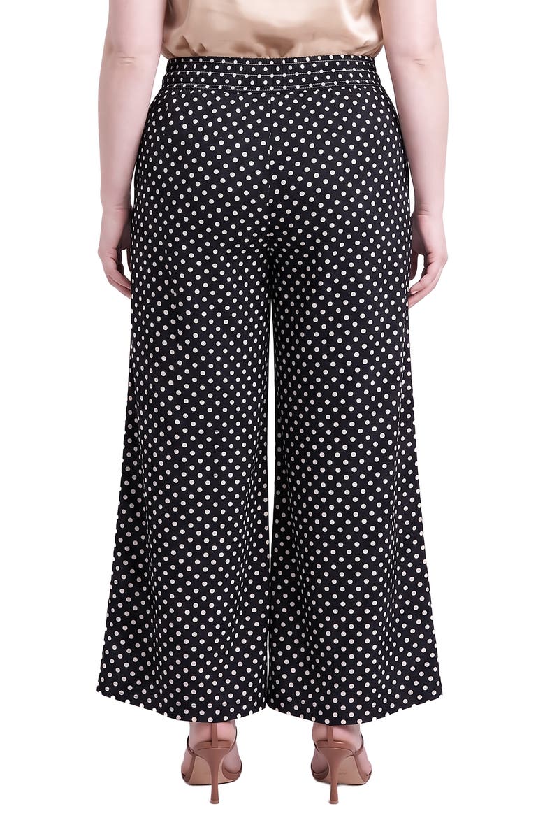 Drawstring Wide Leg Pants, Alternate, color, POLKA DOTS