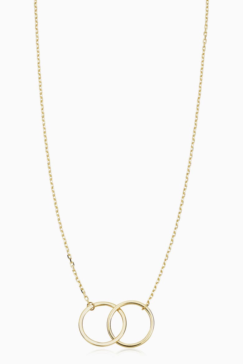 14K Gold Forever Linked Necklace, Main, color, Yellow Gold