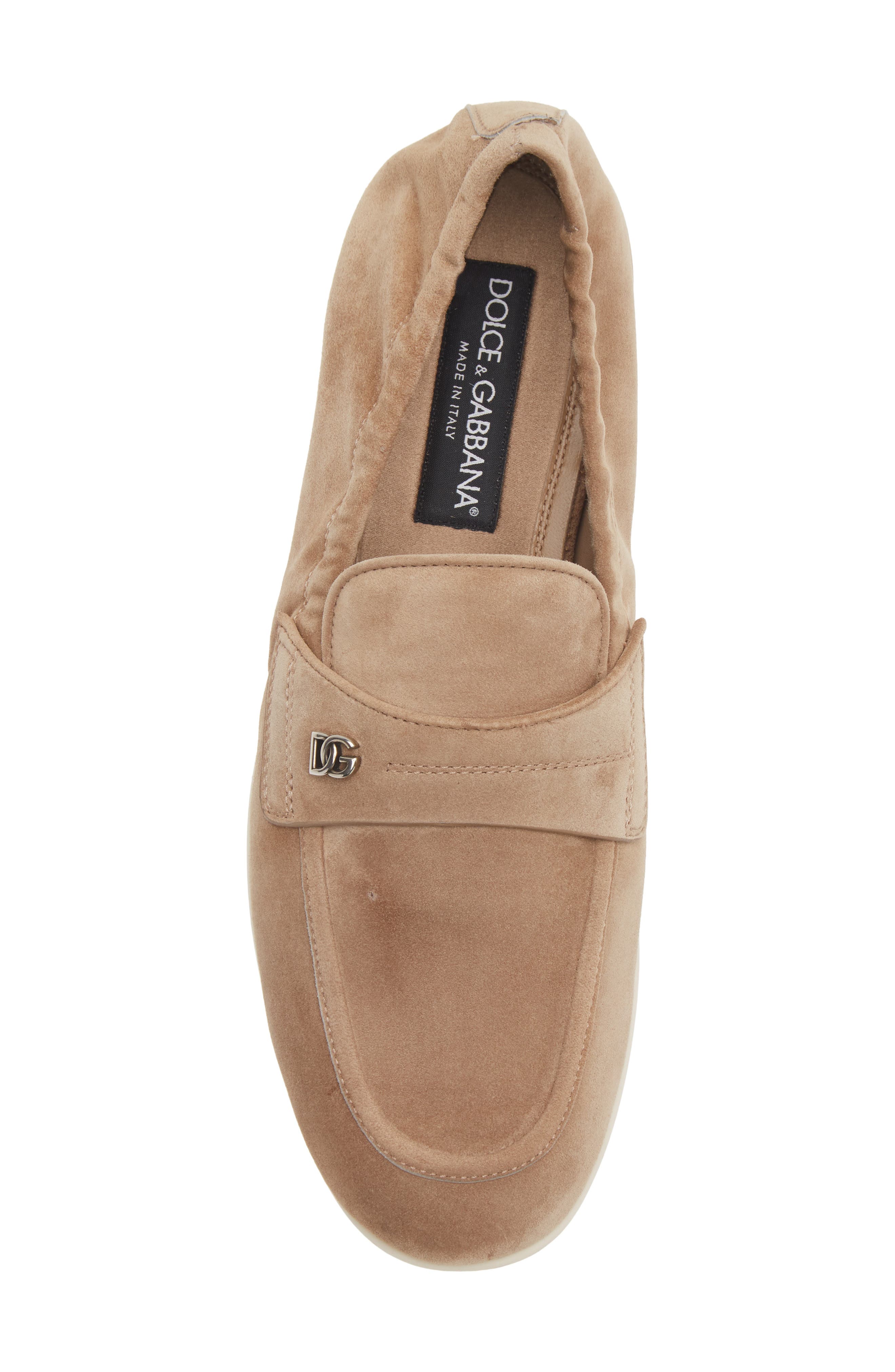 Suede Loafer, Alternate, color, NOCCIOLA
