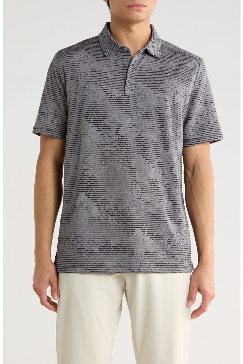 Costa Wave Twilight Canopy Seersucker Stripe IslandZone® Polo, Main, color, NIGHT CAP