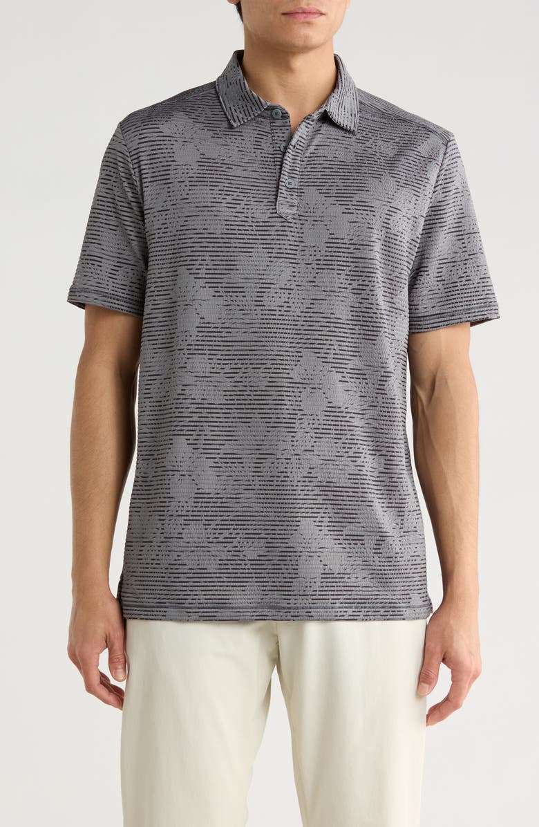 Tommy Bahama Costa Wave Twilight Canopy Seersucker Stripe IslandZone<sup>®</sup> Polo, Main, color, Night Cap