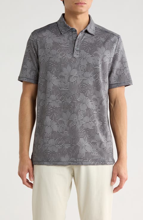 Costa Wave Twilight Canopy Seersucker Stripe IslandZone® Polo