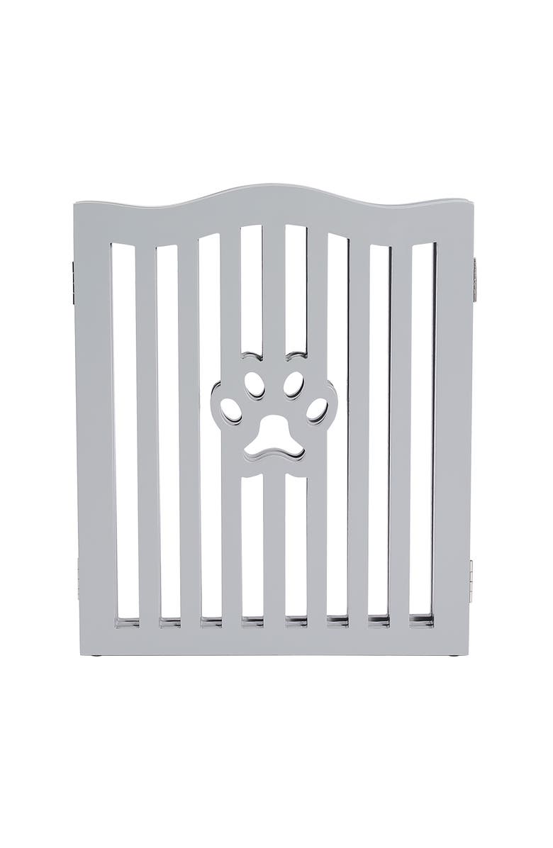 Trimate Wooden Free Standing Pet Gate for Small Dogs and Cats, Alternate, color, Multicolored