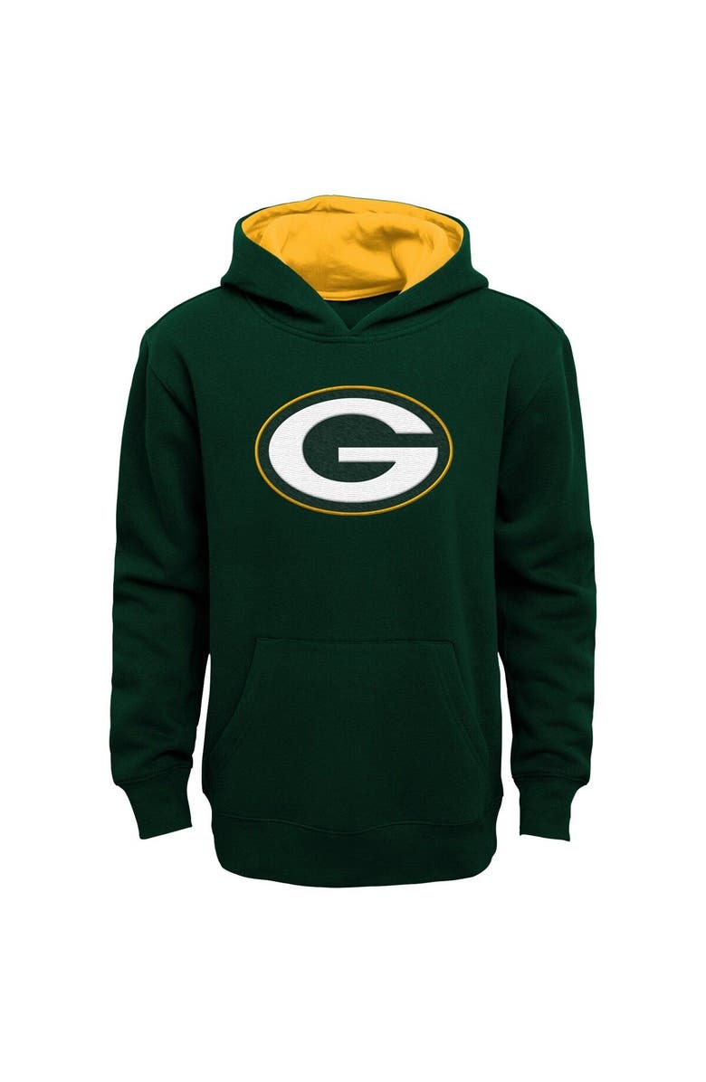 Outerstuff Preschool Green Green Bay Packers Prime Pullover Hoodie, Main, color, Green
