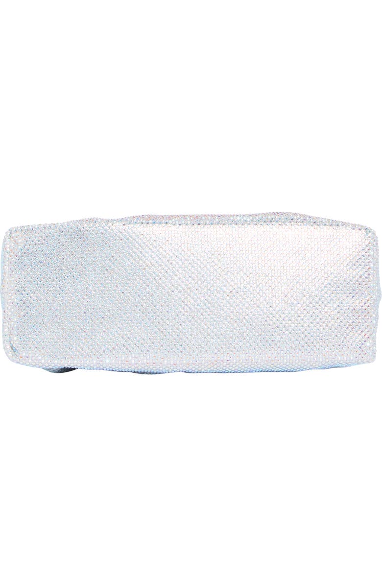 Jessica McClintock Leann Crystal Embellished Clutch, Alternate, color,