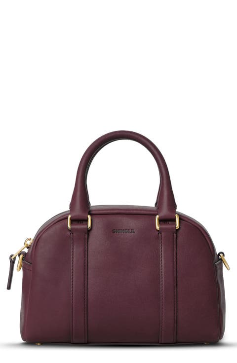 Mini Runwell Leather Satchel