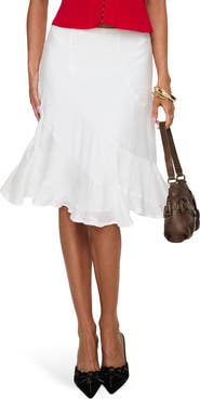 Princess Polly With Kindness Asymmetric Hem Midi Skirt