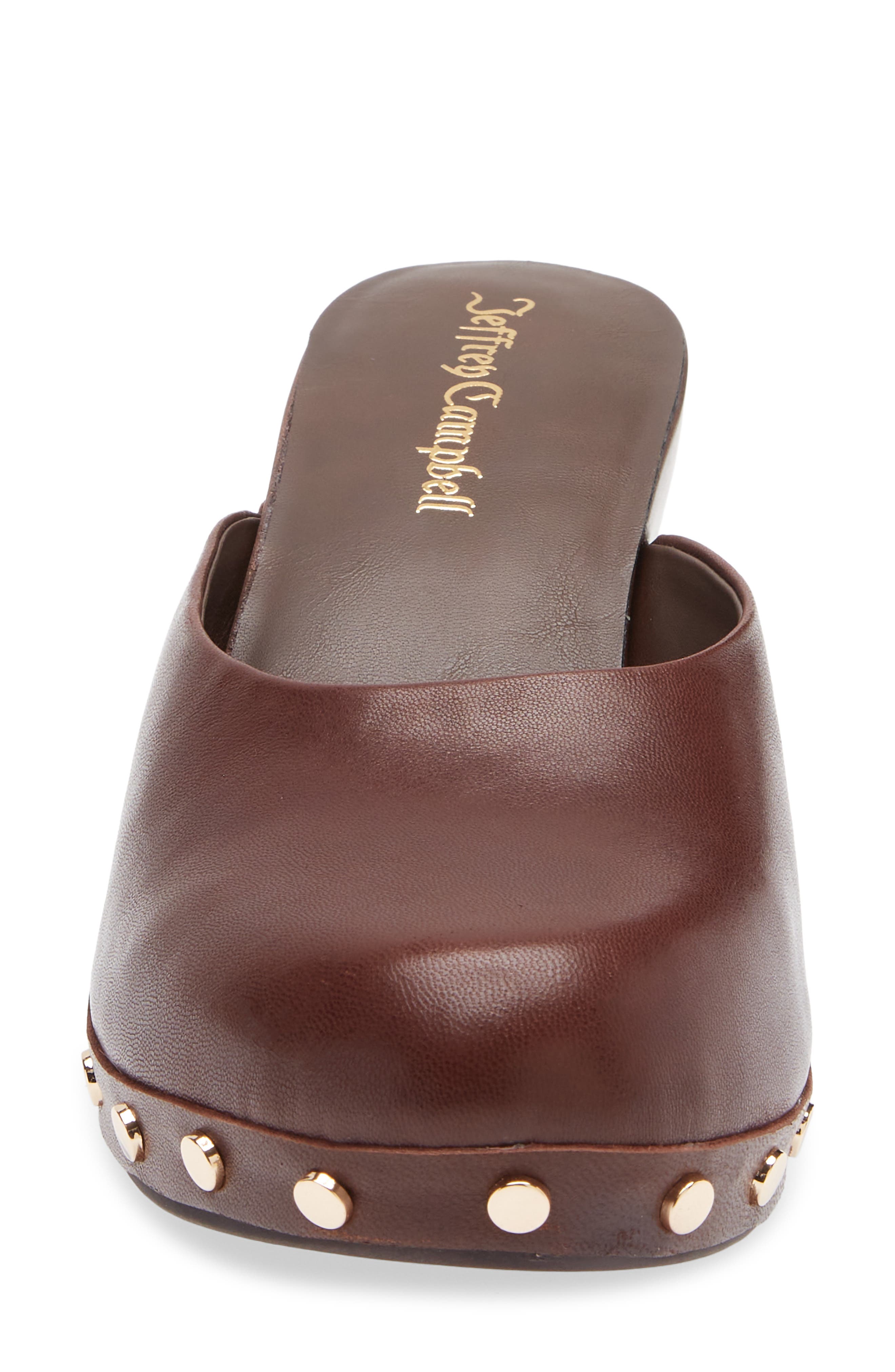 Jeffrey Campbell Cloguette Mule, Alternate, color, Coffee
