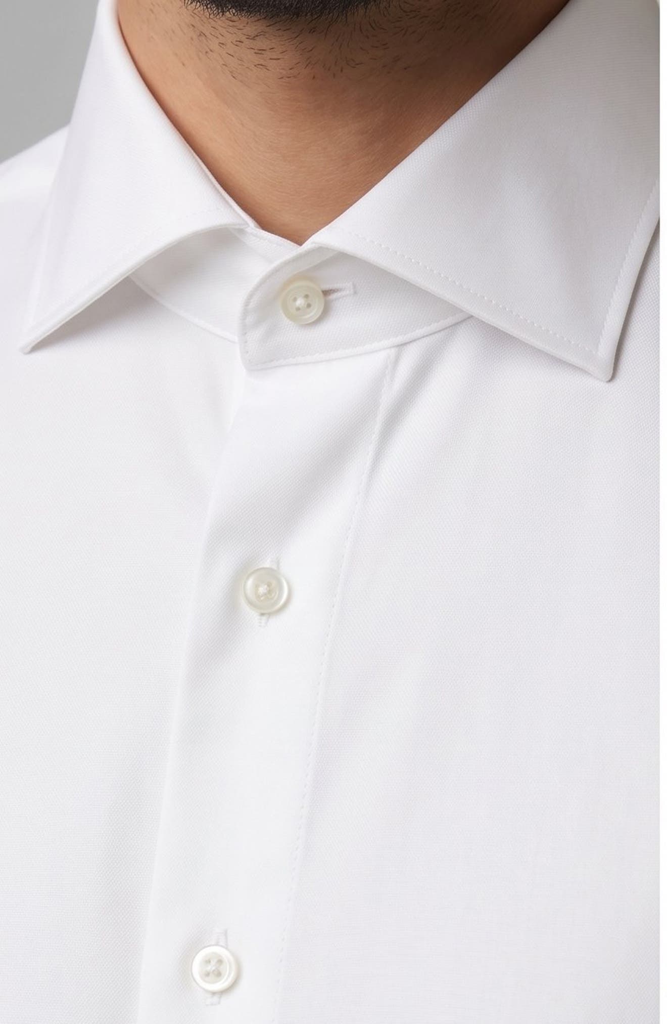 Stretch Cotton Dress Shirt