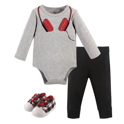 Long Sleeve Bodysuit, Pants and Shoe (Baby)