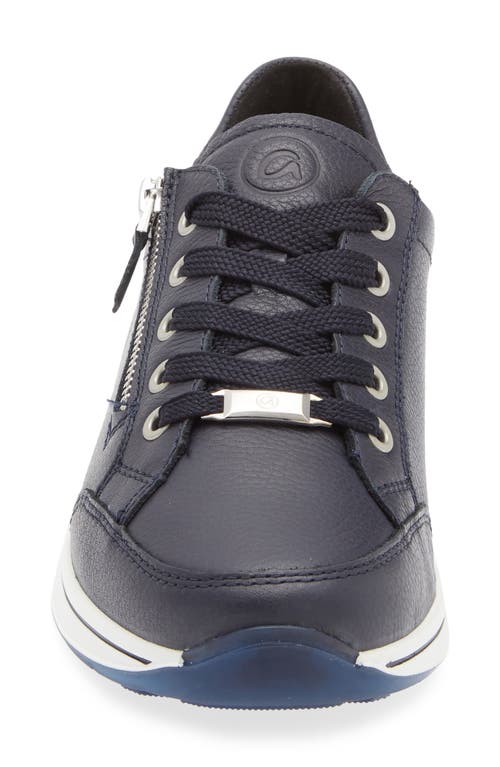 Ara Oleanna Zip Sneaker In Blue