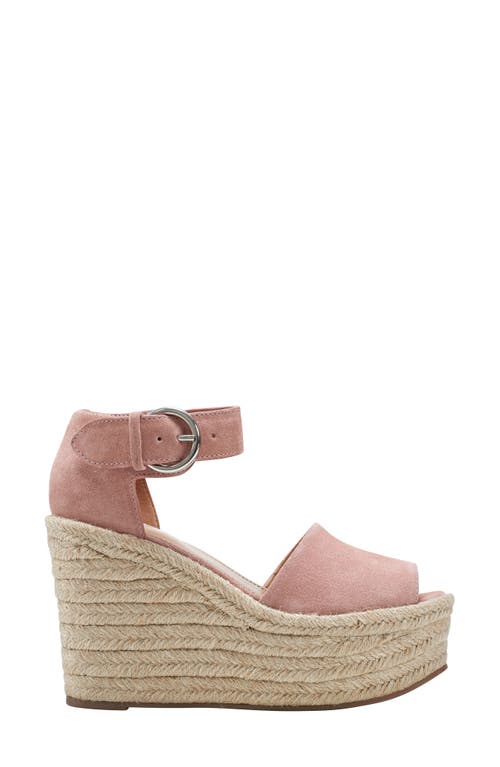 Marc Fisher Ltd Nelly Ankle Strap Wedge Sandal In Light Pink 681
