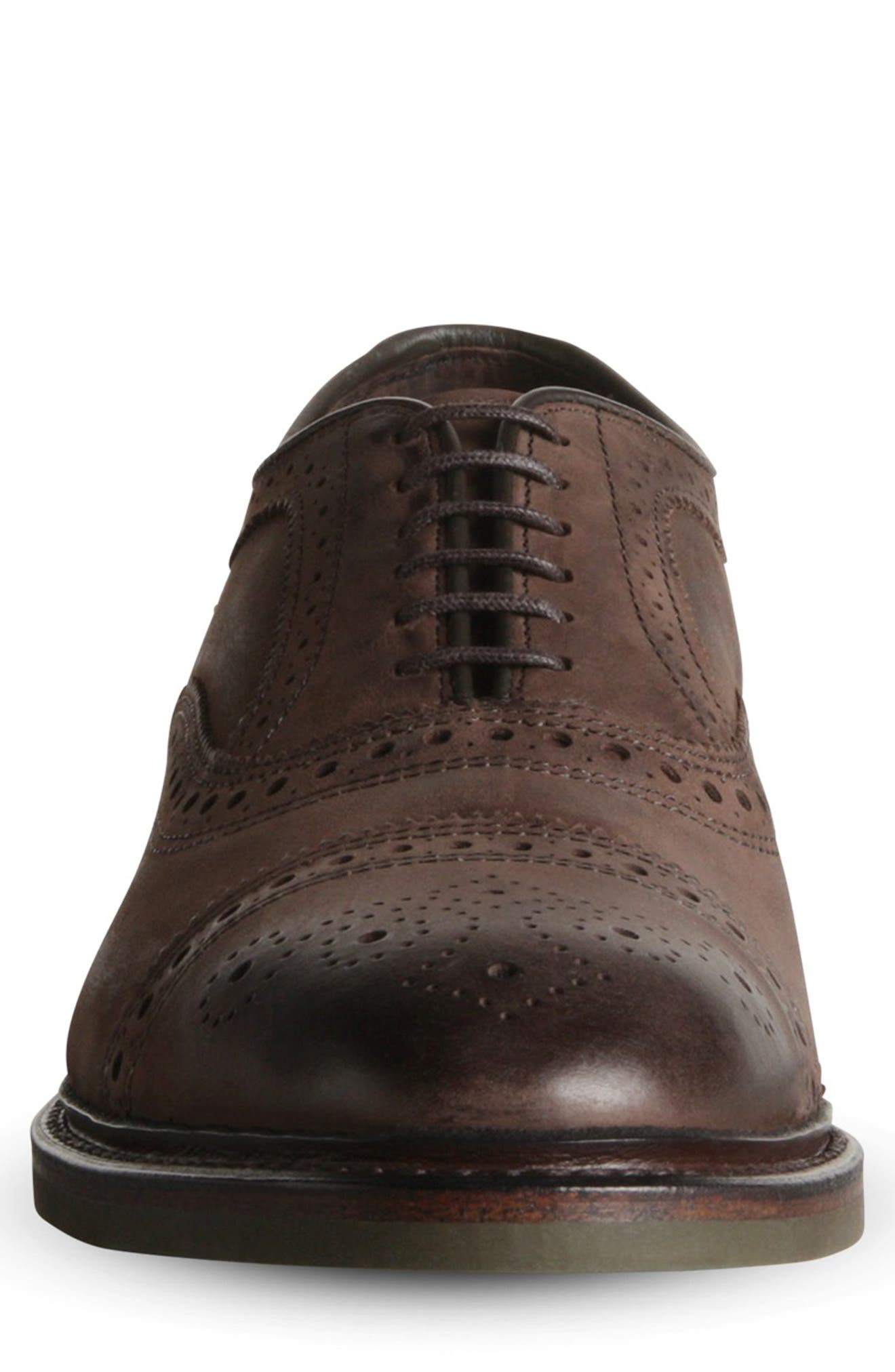 Strandmok Cap Toe Oxford, Alternate, color, BROWN